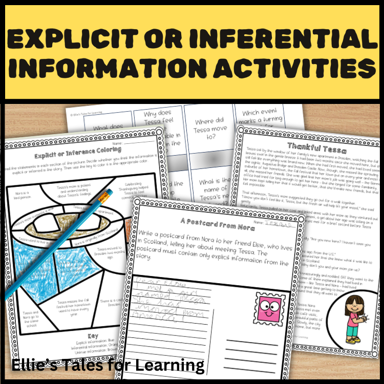 This is an 'explicit or inferential activities resource that is available from my store.